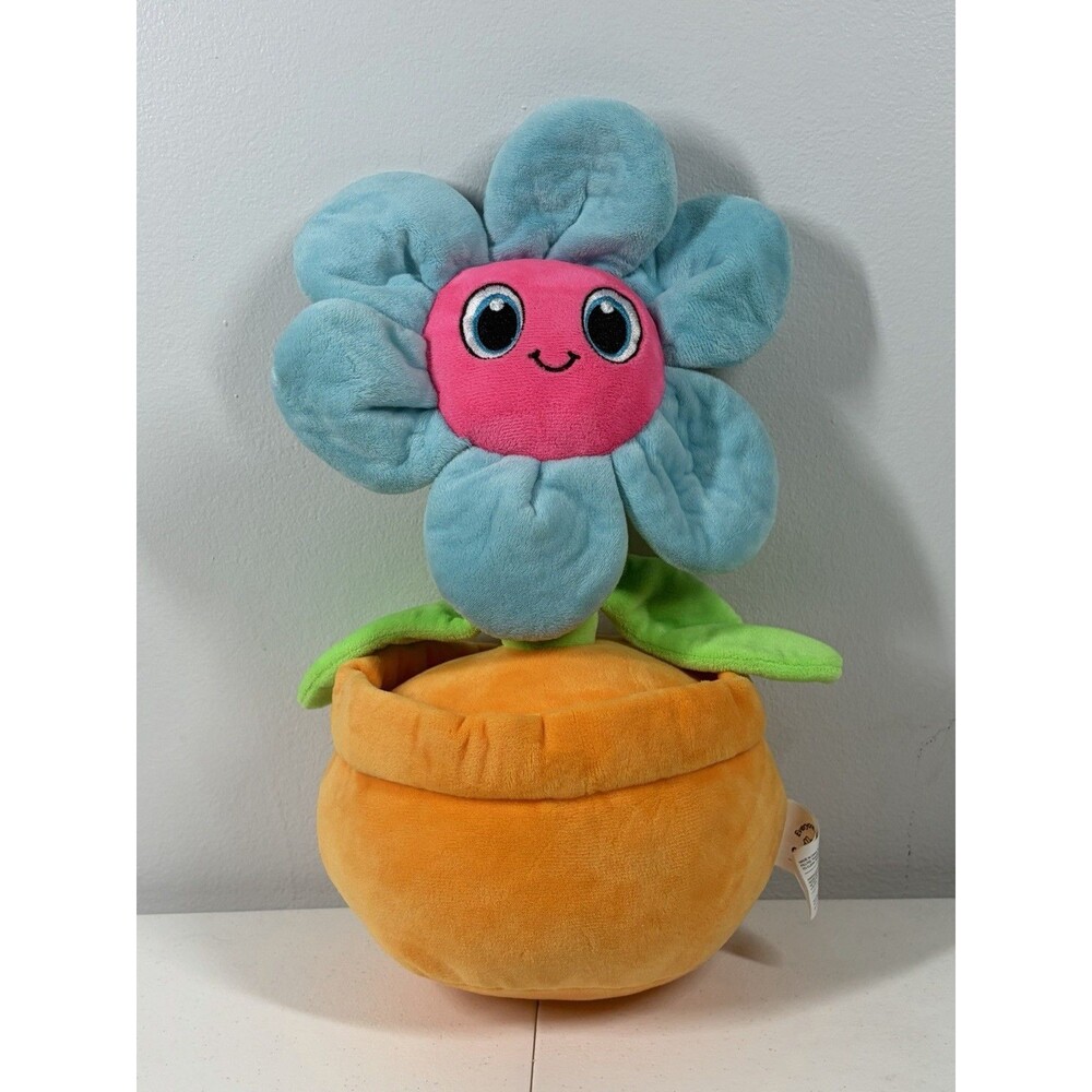 Applause Flower Pot Plush Figure Bright Vibrant Colors 2024